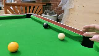 how to pot balls along cushionsrails uk 8ball technique [upl. by Amabelle253]