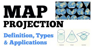 Map Projection NCERT Class 11 Definition Types Uses [upl. by Neelloj]