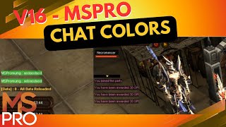 MSPro V16  Chat Colors [upl. by Inglebert598]