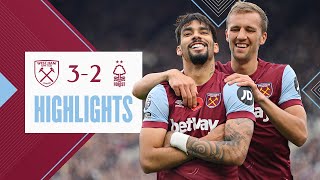 West Ham 32 Nottingham Forest  Hammers Seal Comeback Victory  Premier League Highlights [upl. by Tove]