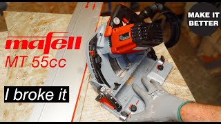 Mafell MT55cc Plunge Saw  Dont Make My Mistake [upl. by Millisent]