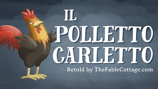 Il Polletto Carletto  Chicken Little in Italian with English subtitles [upl. by Thurlough]