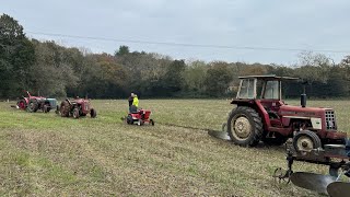 New forest tractor club ploughing [upl. by Snowber]