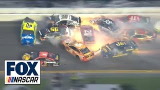 All of the crashes from the 2019 Daytona 500  NASCAR on FOX [upl. by Anawal787]