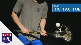 Lacrosse Stick Tricks with Matt Gibson  How to do the TIC TAC TOE [upl. by Skerl]