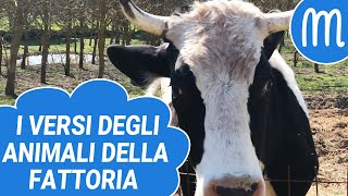 I versi degli animali della fattoria per bambini ascolta indovina e vinci [upl. by Tioneb]