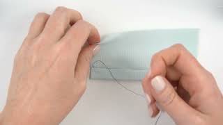 How to Sew a Blind Hem by Hand  EASY [upl. by Wing564]