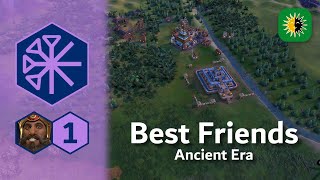 Civ VI Challenge Marathon  Best Friends Forever  1 [upl. by Jessen859]