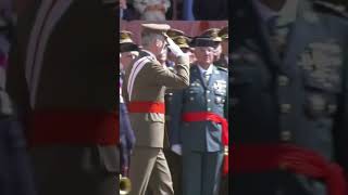 DonFelipe y doñaletizia presiden el acto en la Academia General Militar reyfelipevi reinaletizia [upl. by Egide239]