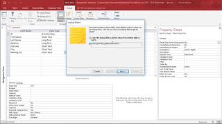 MS Access 2016  Create Simple Database [upl. by Eneleahs]