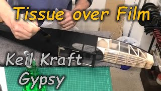 Keil Kraft Gypsy Build Series  Pt 17 Fuselage  Tissue over Laminating Film  1949 by Bill Dean [upl. by Barcellona325]