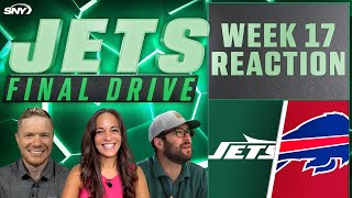 Jets vs Bills Week 17 Reaction  Jets Final Drive  SNY [upl. by Em]