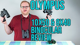 Olympus 10x50 and 8X40 binoculars review  Are the budget binoculars comparable to Leica Ultravids [upl. by Dichy]