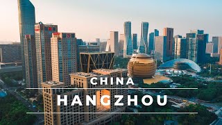 Hangzhou China in 4k  Aerial footage of this beautiful city – China travel [upl. by Kira48]