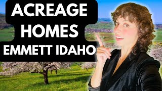 WHICH ACREAGE HOME WOULD YOU CHOOSE  Acreage homes for sale Emmett Idaho [upl. by Victorie947]