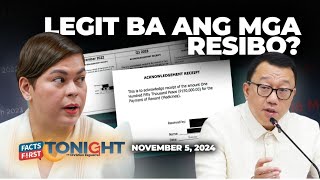 Bogus receipts sa confidential funds ni VP Sara Duterte [upl. by Ylac]