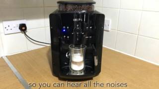 Great Value Coffee Machine  Krups EA8108 Bean to Cup Machine Review [upl. by Frieda187]