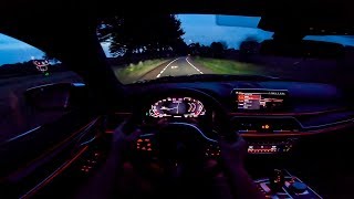 BMW M760Li 2020 V12 NIGHT DRIVE POV Ambient Lighting by AutoTopNL [upl. by Marlin422]