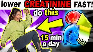 Lower CREATININE Fast  EASY 15 min Workout to REPAIR Your KIDNEYS [upl. by Walker278]