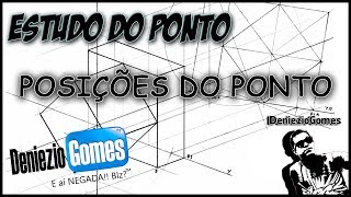 Geometria Descritiva  Posições do Ponto [upl. by Ayimat]