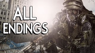 Metro Last Light Redux  All Endings Good EndingBad Ending [upl. by Assenab]