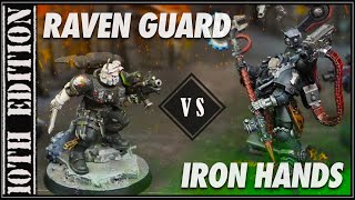 Vanguard Spearhead vs Ironstorm Spearhead  10th Edition Warhammer 40k Battle Report [upl. by Aemat]