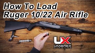 How to Load CO2 and Pellets in the Ruger 1022 Air Rifle Umarex Airguns [upl. by Rozalin380]