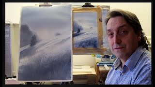 Tutorial dipingere con lacquerello la luce e la neve [upl. by Otreblasiul]