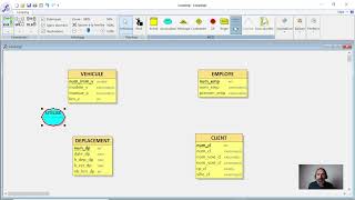 Exemple dutilisation du logiciel Looping pour la création dun MCD [upl. by Applegate562]