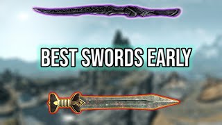 Skyrim Anniversary Edition Best One Handed Swords Early Game [upl. by Mirisola]