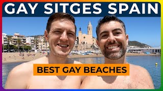 SITGES SPAIN  Best Gay Beaches TOP 3 [upl. by Nylyram]