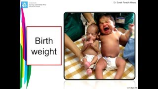 Neonatology Basics  Birth weight and Gestational age [upl. by Selwyn]