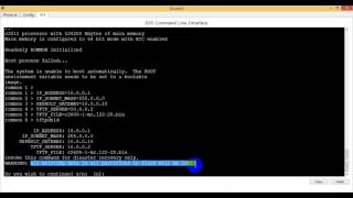 How to Reinstall IOS of CISCO Router by ROMMON Mode Part 2 [upl. by Anjali]