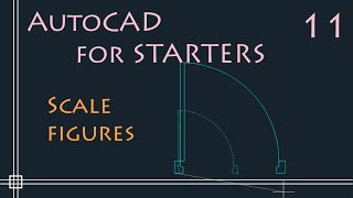 AutoCAD 2D  How to Scale a drawing  PART 1Resize objects [upl. by Greenman]