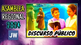 ASAMBLEA REGIONAL 2024  PREDIQUEMOS LAS BUENAS NOTICIAS DISCURSO JW TESTIGOS DE JEHOVÁ JWORG [upl. by Dugald]