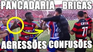 Cenas lamentáveis no BaVi pancadaria entre jogadores e entre torcidas VITÓRIA 1 X 1 BAHIA [upl. by Asquith]