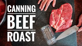 Pressure Canning Basics Beef Roast [upl. by Anora]