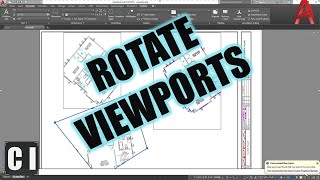 AutoCAD How To Rotate Viewports  3 Easy Methods  2 Minute Tuesday [upl. by Auka907]