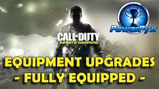 Call of Duty Infinite Warfare  All Equipment Upgrade Locations Fully Equipped Trophy Guide [upl. by Voleta]