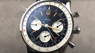 Sinn 903 St B E quotNavitimerquot Chronograph 903045 Sinn Watch Review [upl. by Rojam]