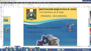 CREACIÓN DE AFICHES TUTORIAL COREL DRAW PARTE 4 [upl. by Danais]