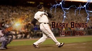 BARRY BONDS BEST HOMERUNS [upl. by Atsira]