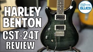 Harley Benton CST24T Guitar Review Black Flame The BEST Inexpensive Guitar [upl. by Ilam]