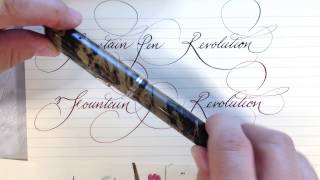 Fountain Pen Revolution flex nibs and pens [upl. by Ecile]