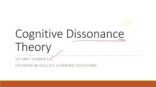 Cognitive Dissonance Theory  Attitude  Organisational Behavior [upl. by Hoffarth]