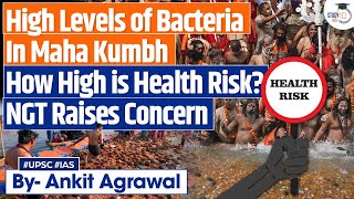 High levels of fecal Bacteria in Sangam Waters at Maha Kumbh  Explained by Ankit Agrawal [upl. by Ayatnwahs]