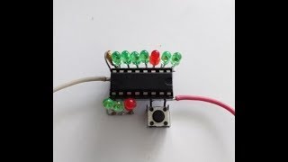 How to test the IC 4017 and how to connect it correctly [upl. by Werby851]