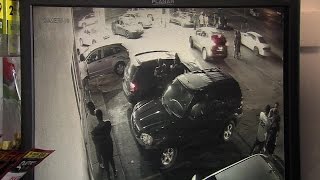 Surveillance video released of shootout at gas station on Indianapolis northeast side [upl. by Emmalynne]