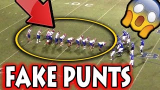 Greatest Fake Punts in Football History [upl. by Willa]