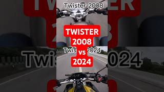 Honda Twister 2008 Vs Twister 2024 topspeed topspeed motovlog motorcycle automobile [upl. by Daberath353]